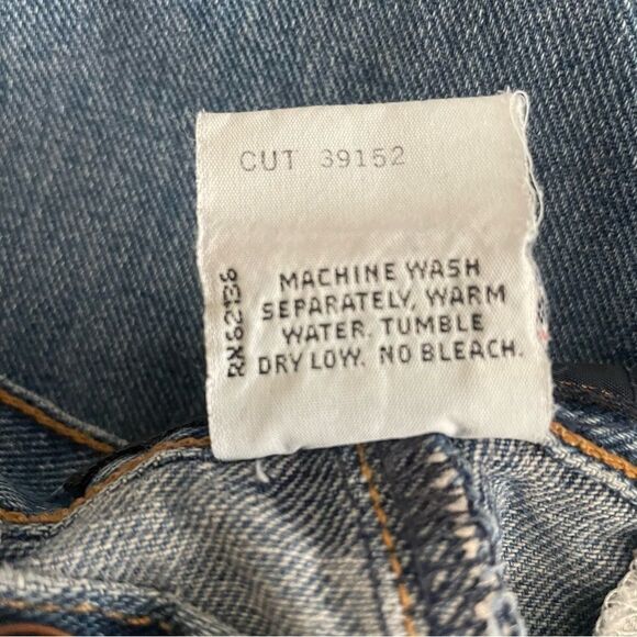 Vintage Late 1980s Guess Straight Leg Jeans - Picture 8 of 9